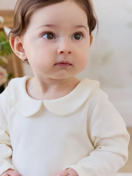 Krem Nil Yakalı Body